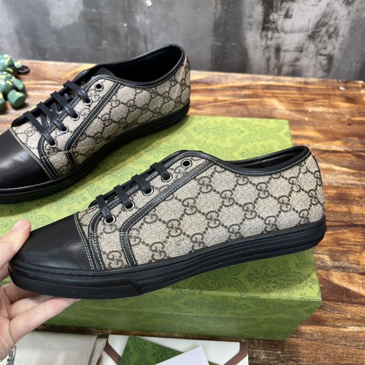 Gvc*1 Dupes Shoes CALIFORNIA GG PU FABRIC LOW-TOP SNEAKER   GCC054