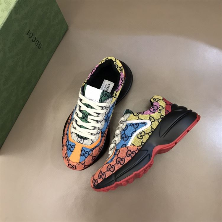 Gvc*1 RHYTON GG MULTICOLOR SNEAKERS   GCC020