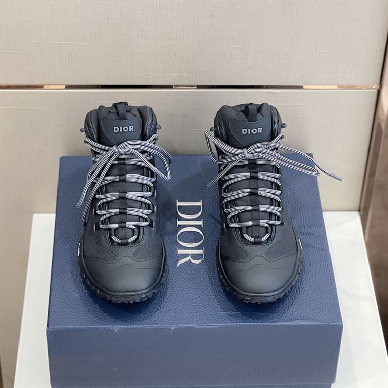D10rIZON HIKING BOOT BLACK TECHNICAL MESH AND RUBBER   DO089