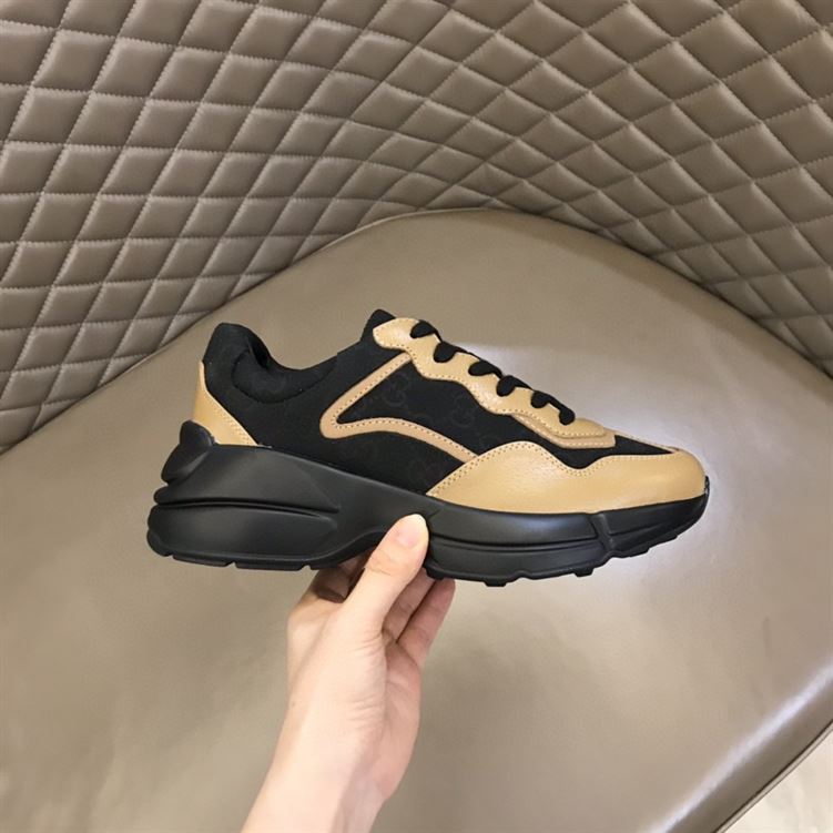 Gvc*1 RHYTON SNEAKER IN BROWN BLACK   GCC098