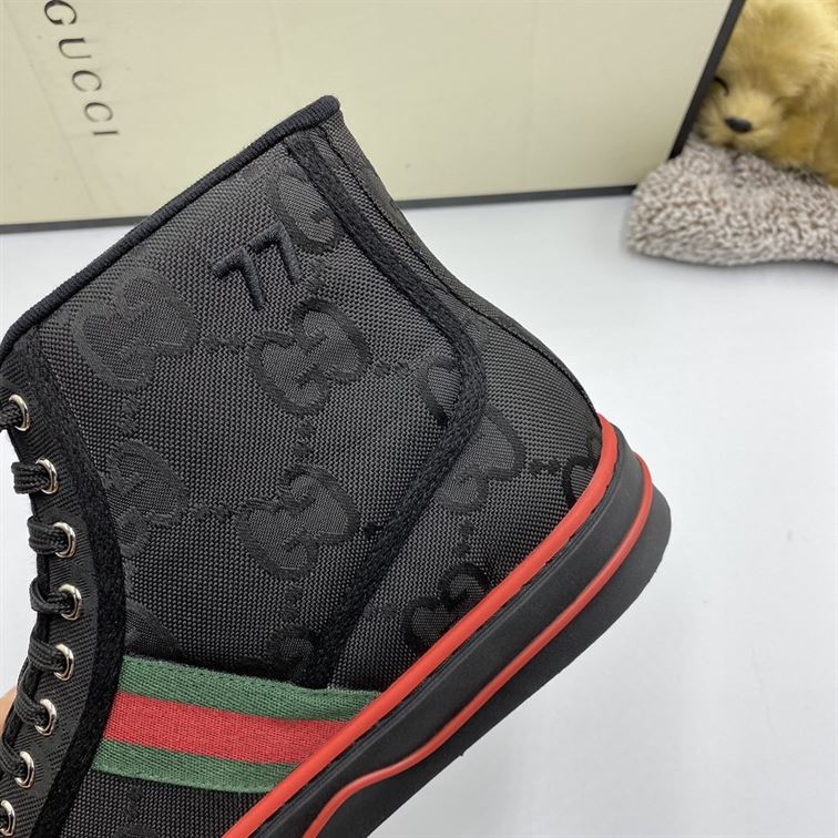 Gvc*1 Dupes Shoes OFF THE GRID HIGH TOP BLACK   GCC047