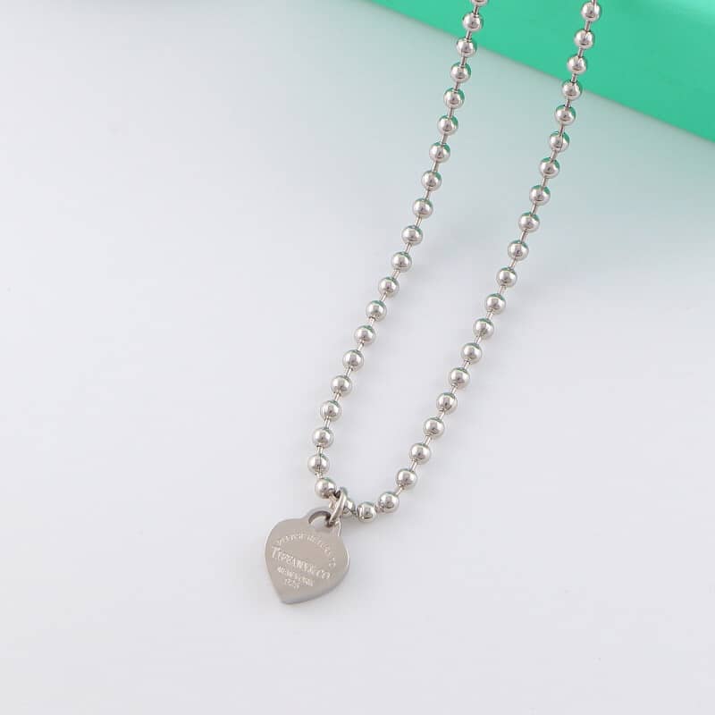 Knockoff T*f*ny Logo Necklace