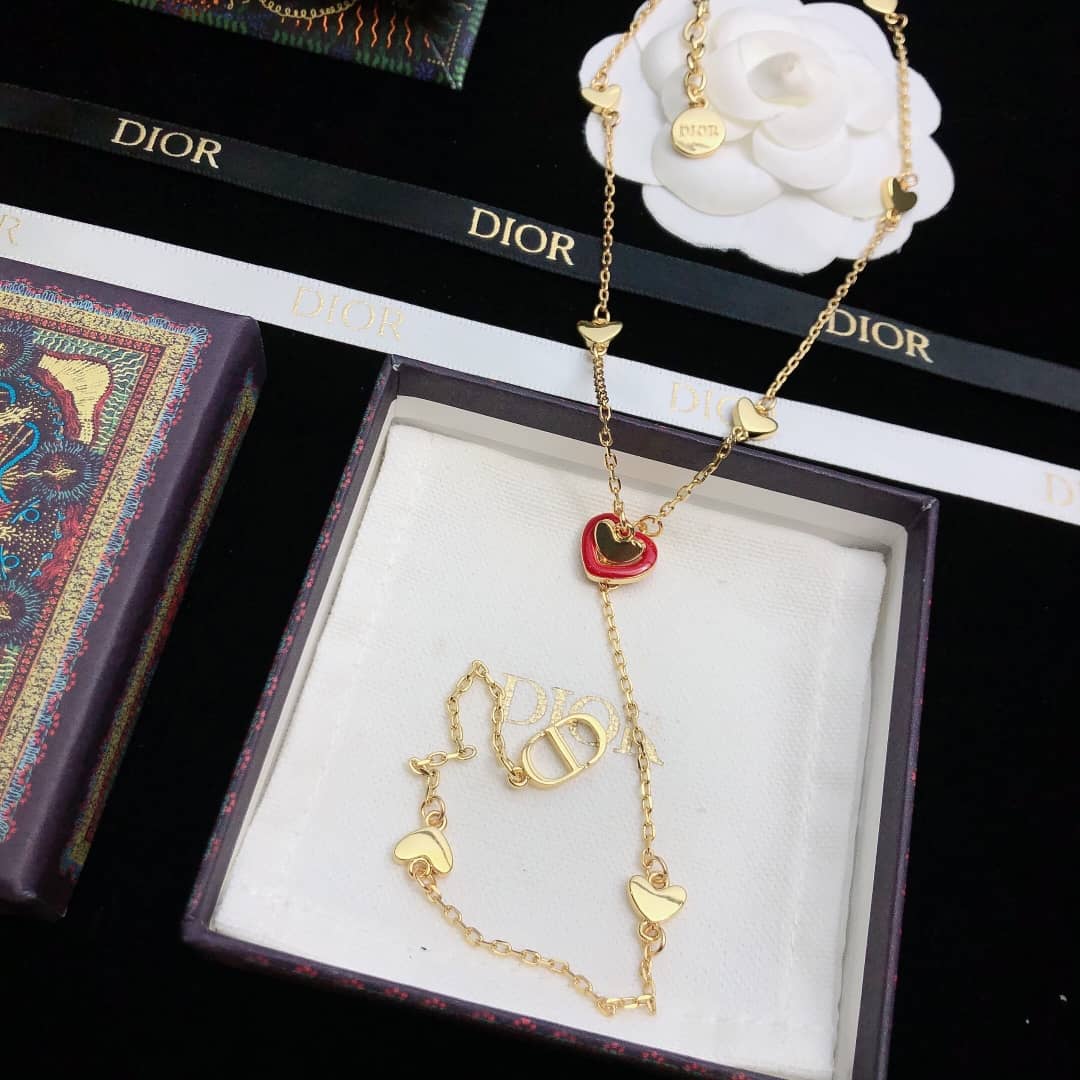 Wholesale Chr1st1an D10r Logo Necklace