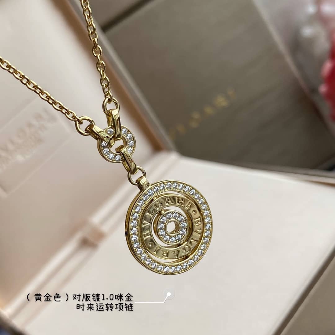 Knockoff Bv1g*ai Logo Necklace
