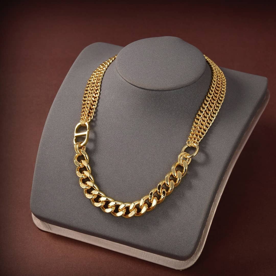 Wholesale Chr1st1an D10r Logo Necklace
