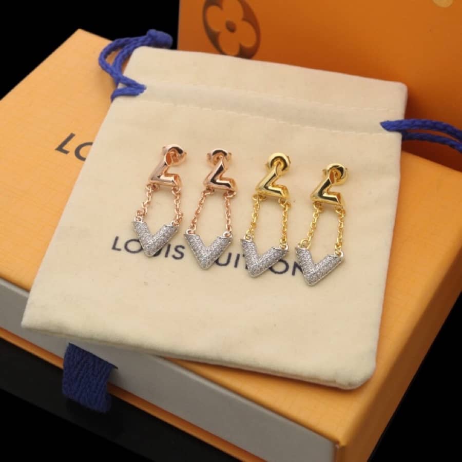 Knockoff L0vis Vvtt0n Logo Earring
