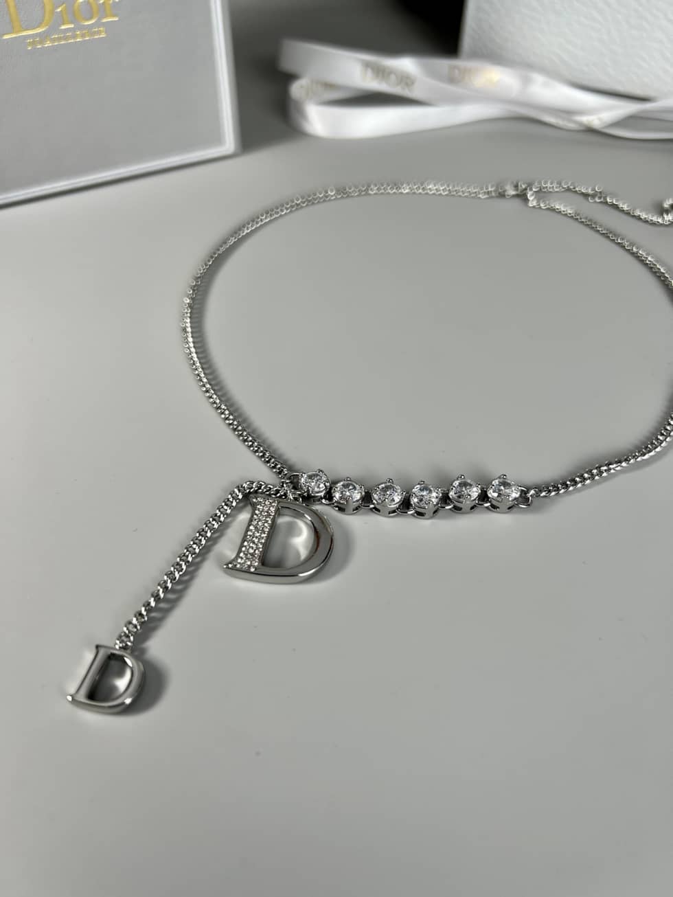 Wholesale Chr1st1an D10r Logo Necklace