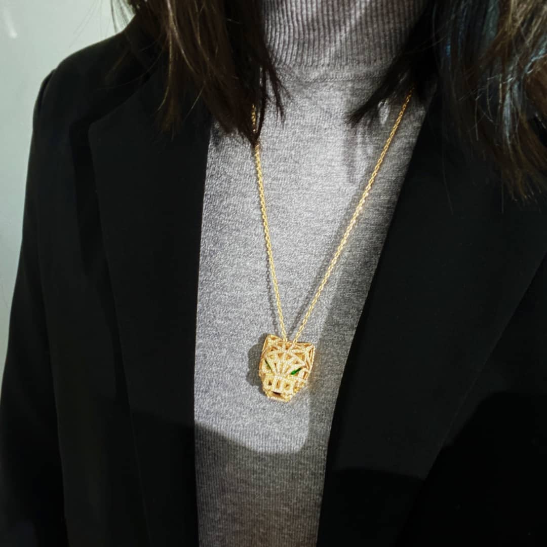 Fake Ca*t1er Logo Necklace