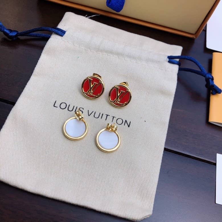 Knockoff L0vis Vvtt0n Logo Earring