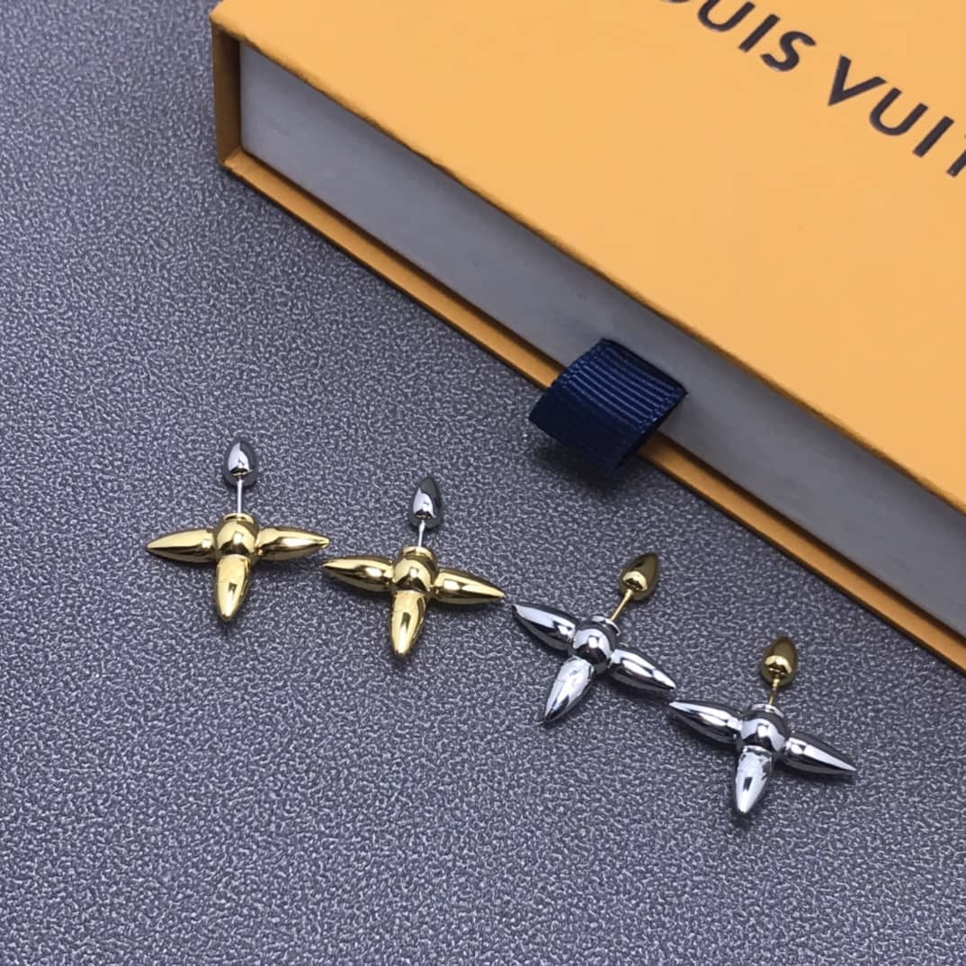 Fake L0vis Vvtt0n Logo Earring