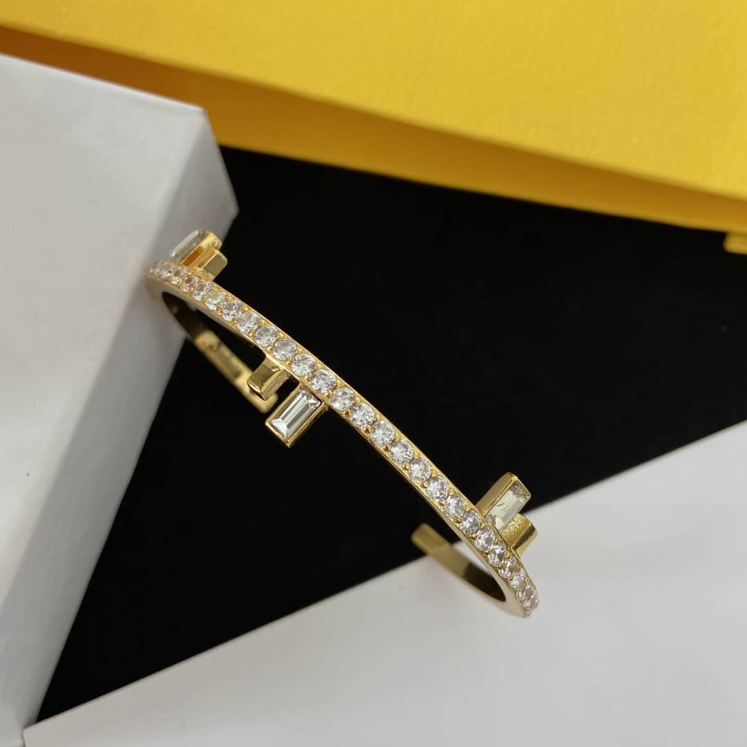 Knockoff F**di Logo Bracelet