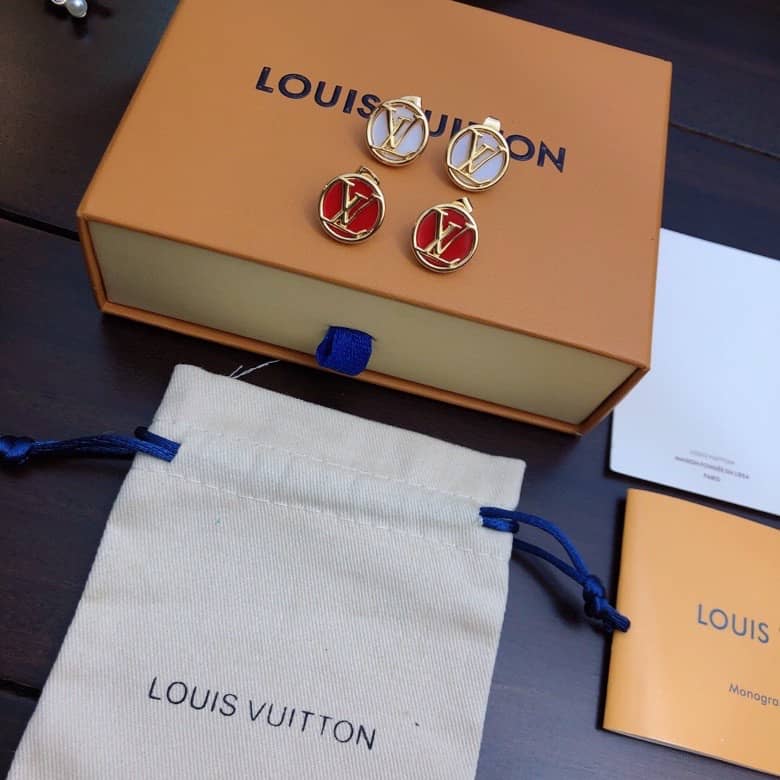 Knockoff L0vis Vvtt0n Logo Earring