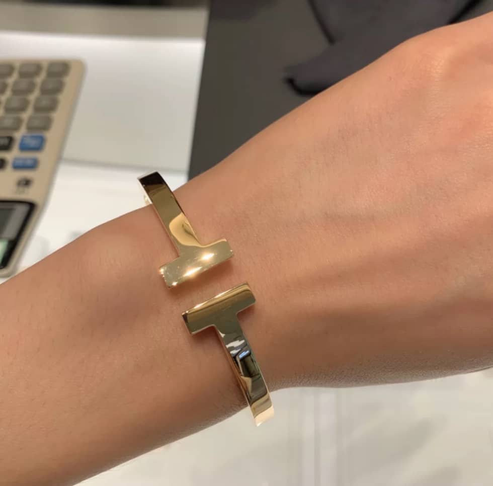 Fake T*f*ny Logo Bracelet