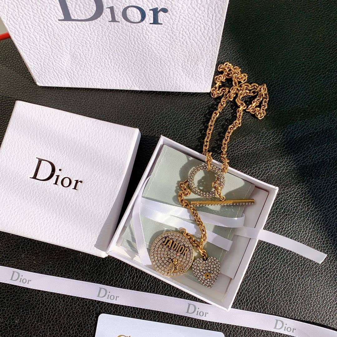 Wholesale Chr1st1an D10r Logo Necklace