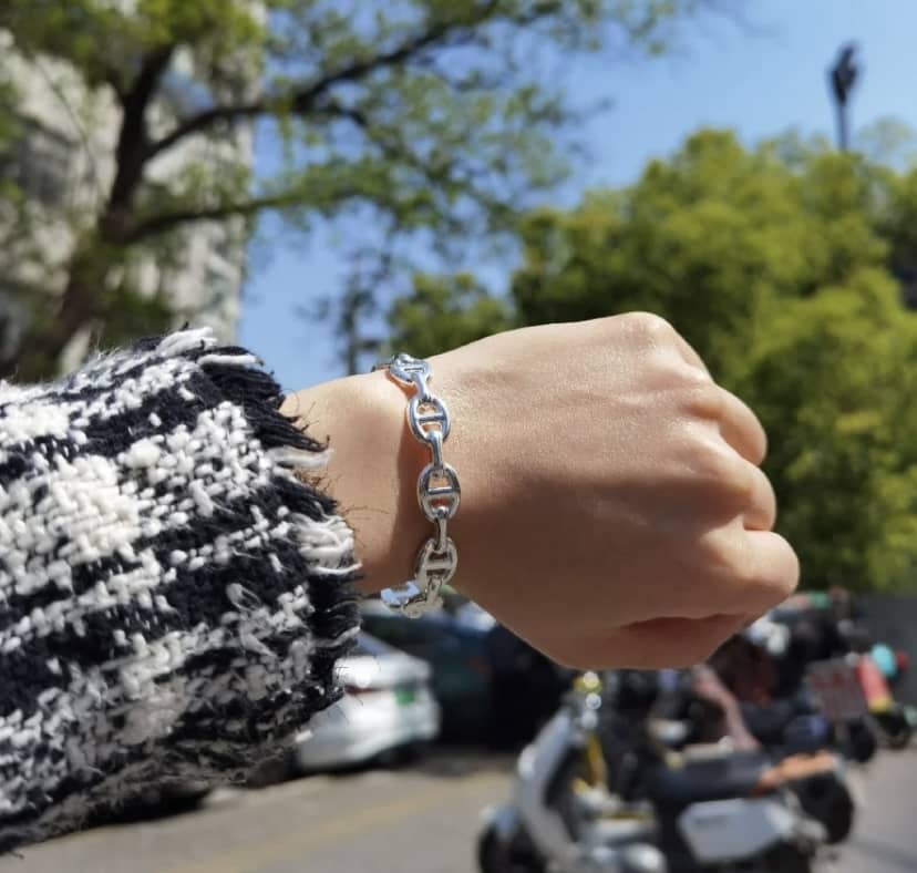 Fake H**me5 Logo Bracelet