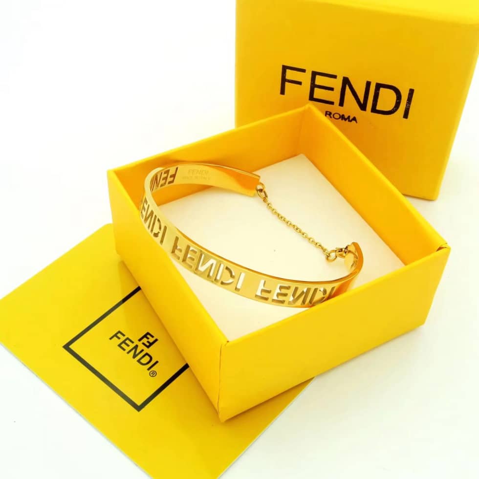 Knockoff F**di Logo Bracelet