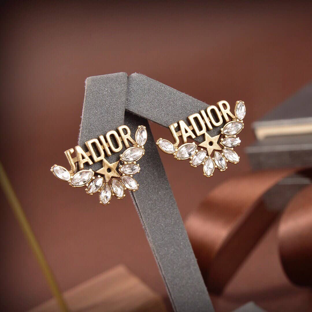 Wholesale Chr1st1an D10r Logo Earring
