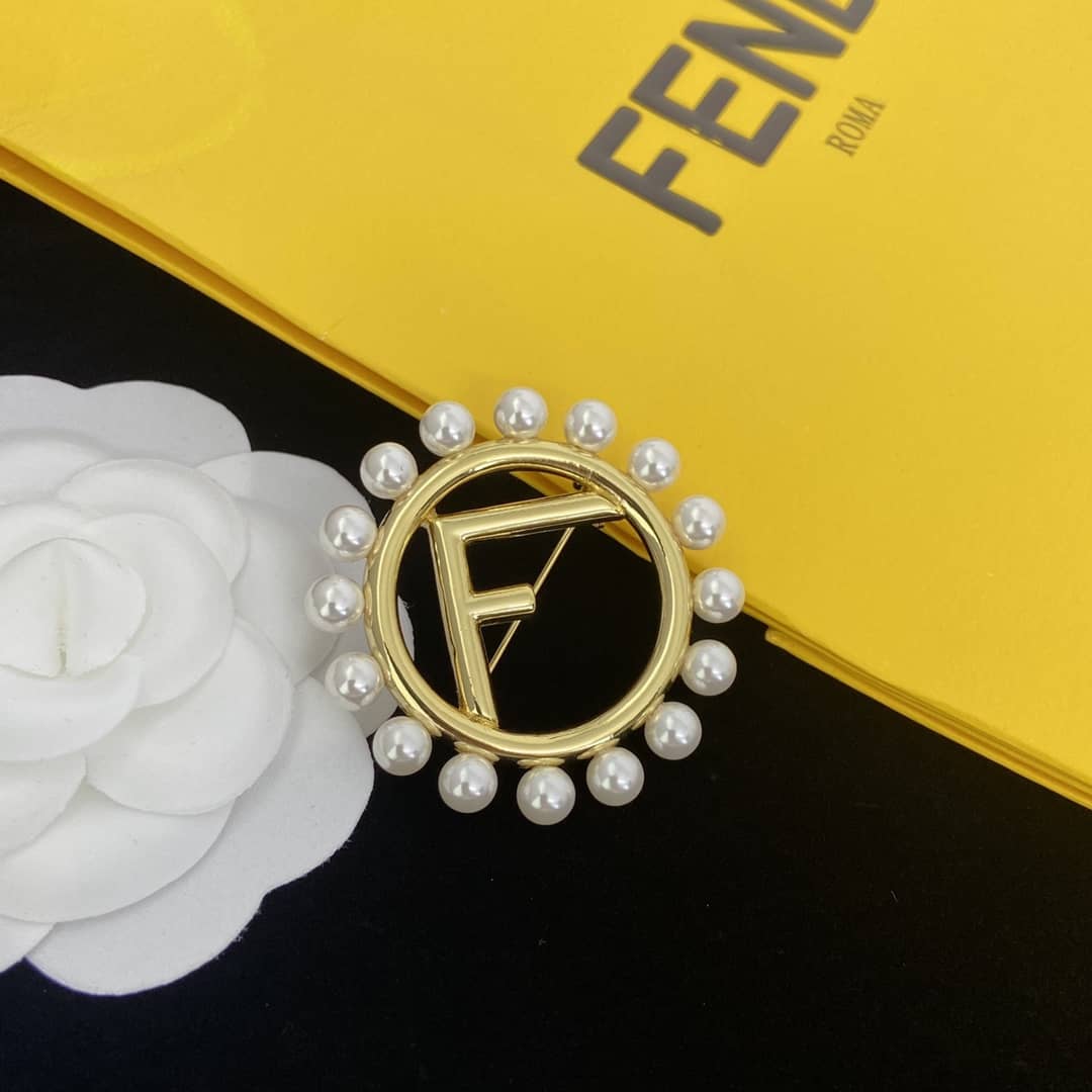 7 Star F**di Brooch