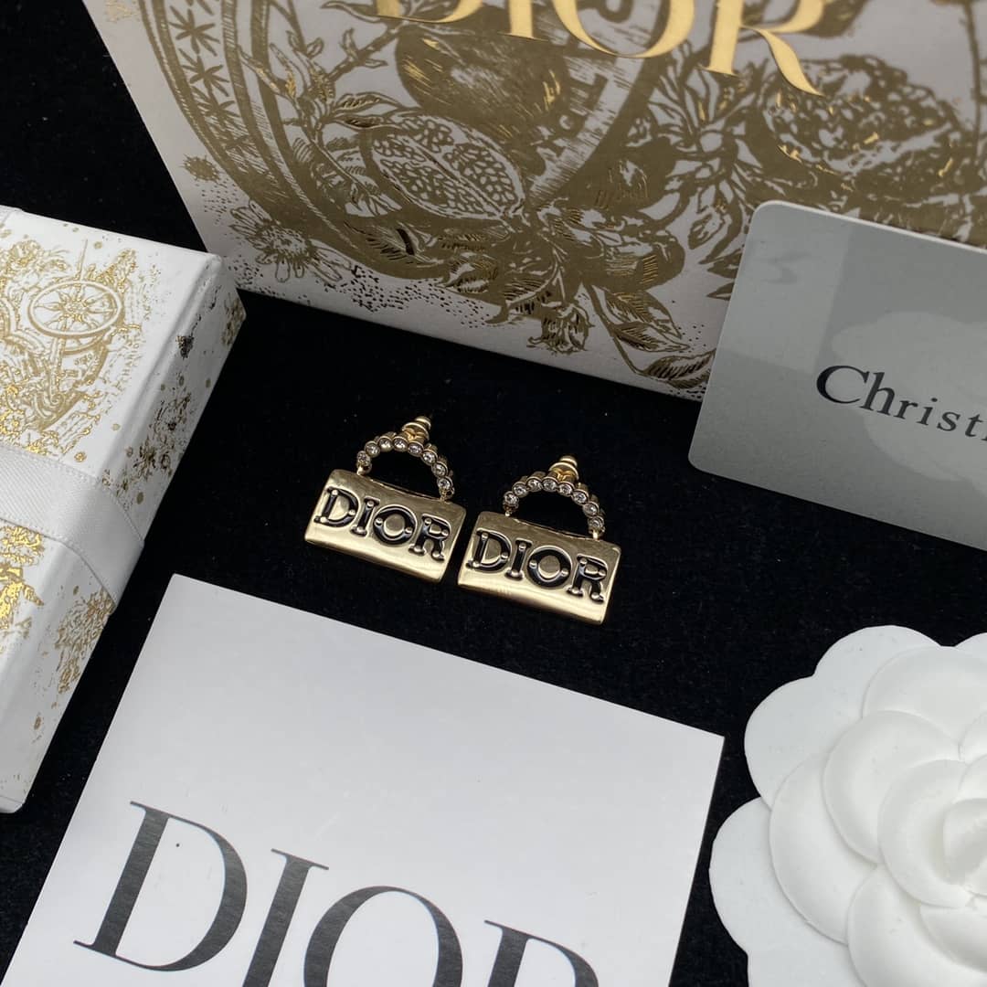Knockoff Chr1st1an D10r Logo Earring