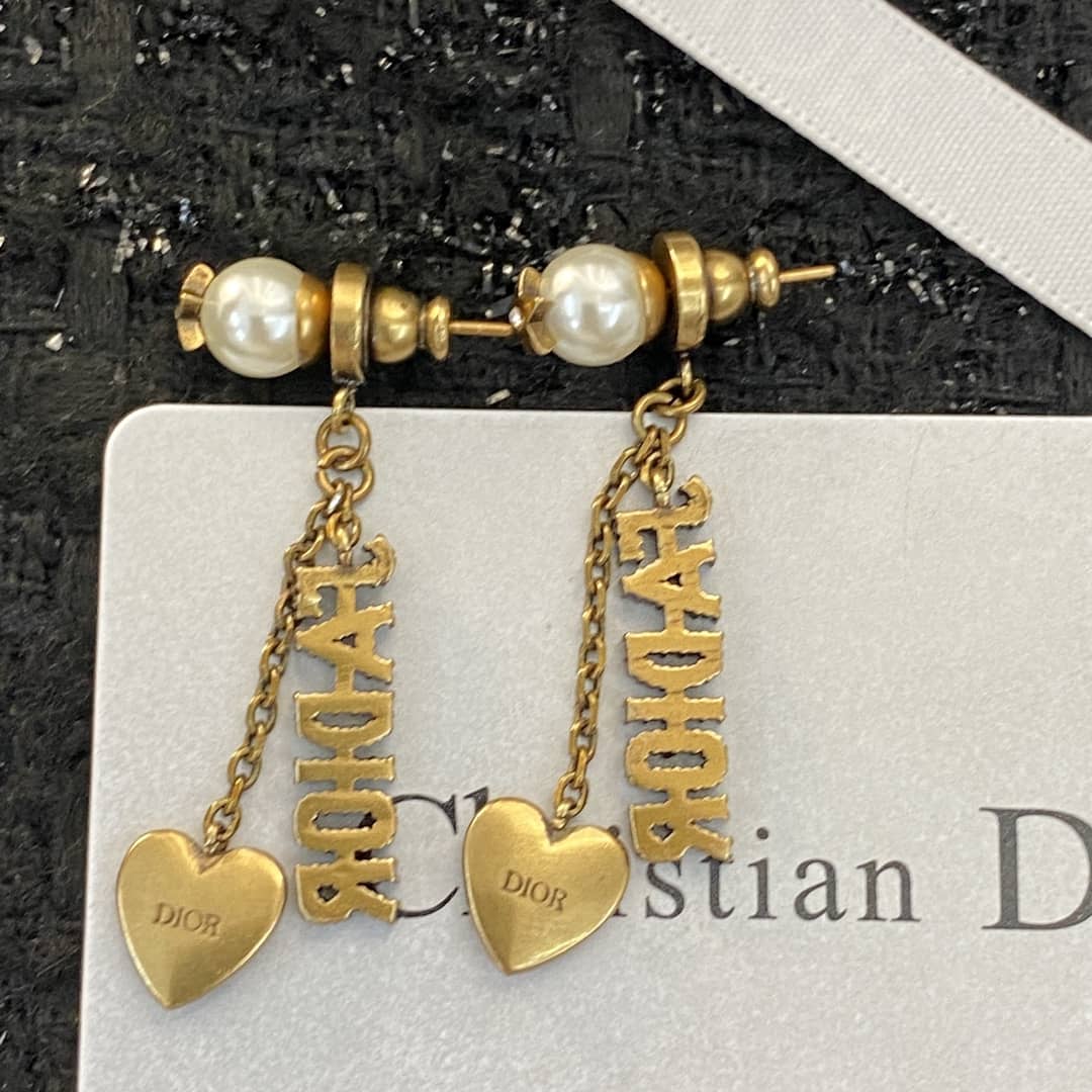 Wholesale Chr1st1an D10r Logo Earring