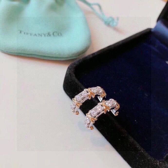 Wholesale T*f*ny Logo Earring