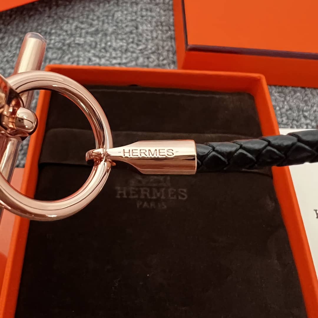 Knockoff H**me5 Logo Bracelet