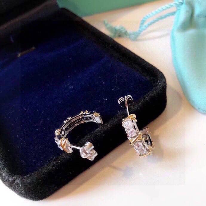 Wholesale T*f*ny Logo Earring