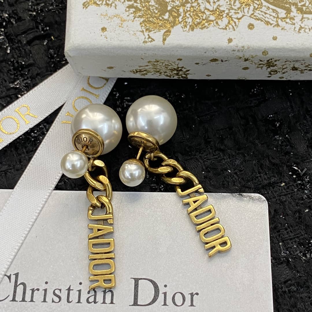 Wholesale Chr1st1an D10r Logo Earring