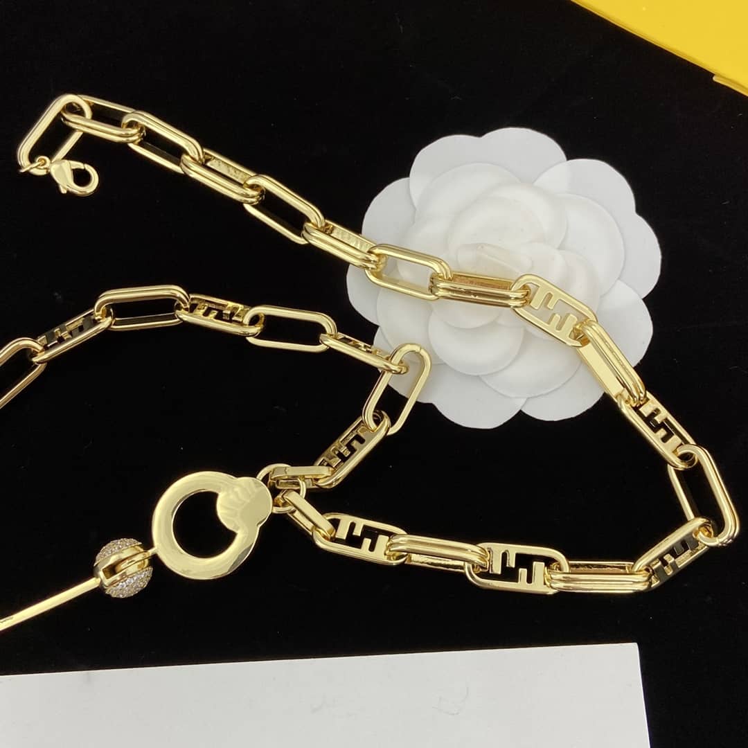 Designer F**di Classic Necklace