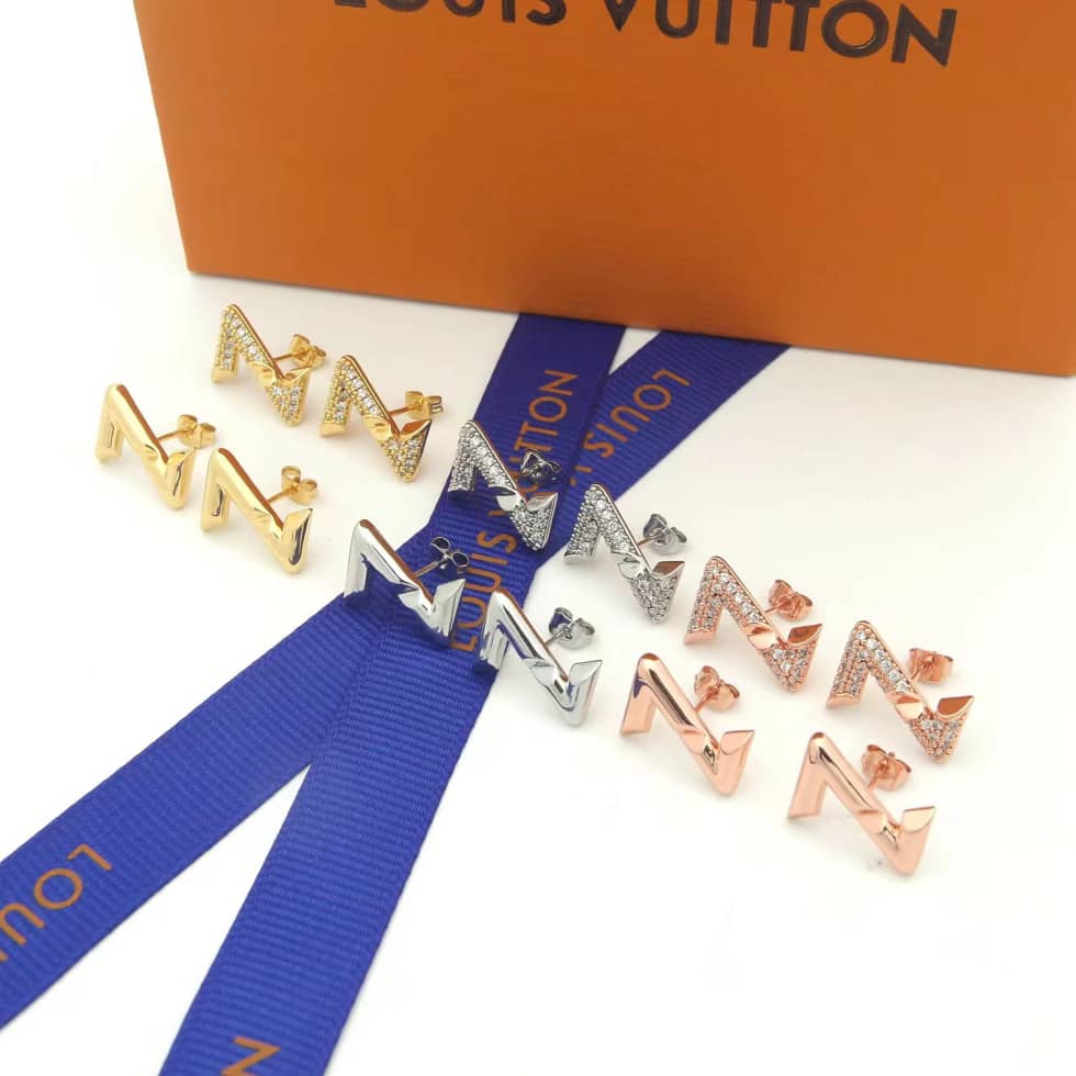 Knockoff L0vis Vvtt0n Logo Earring