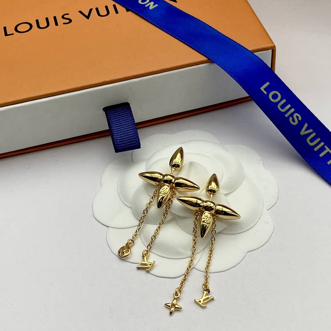 Fake L0vis Vvtt0n Logo Earring