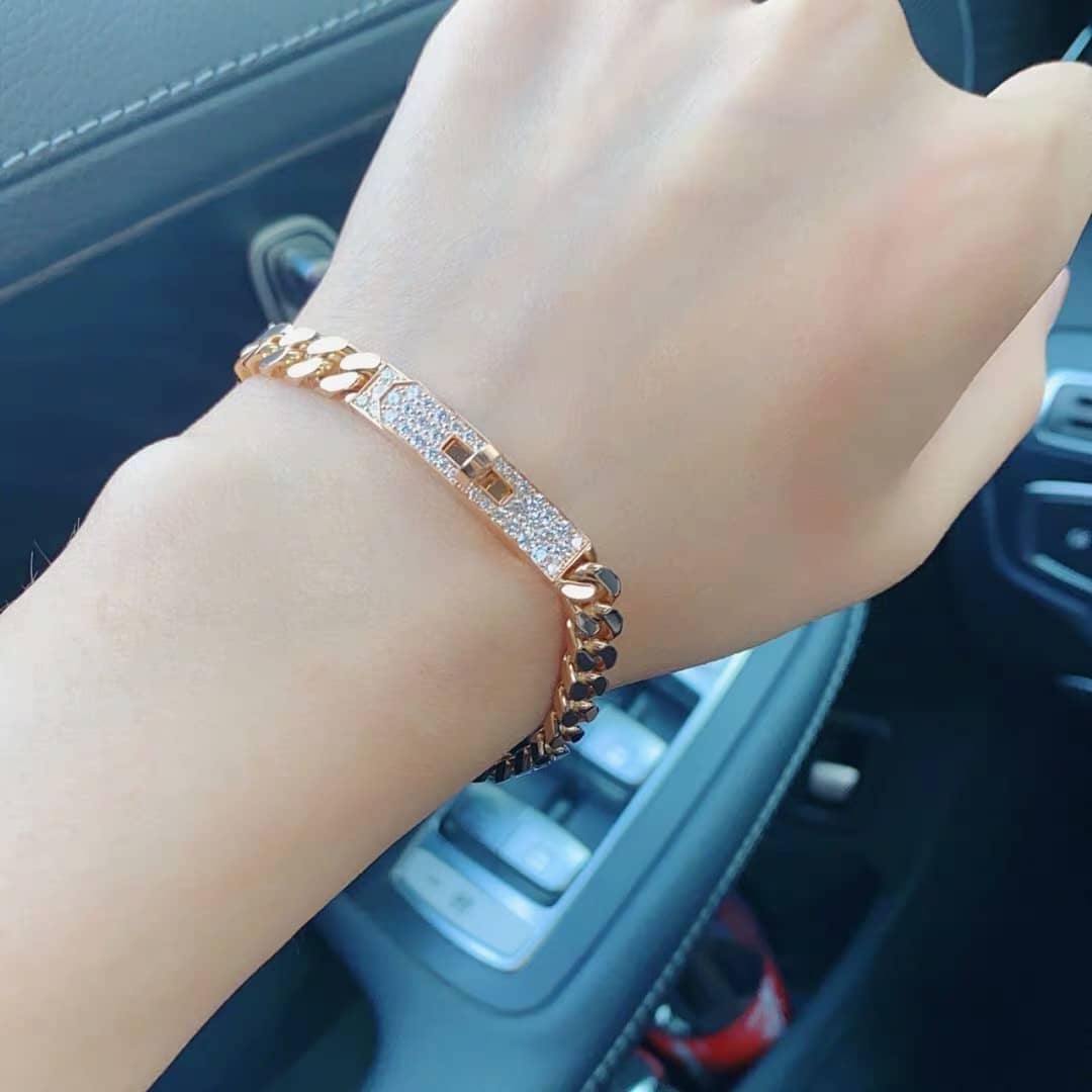 Fake H**me5 Logo Bracelet