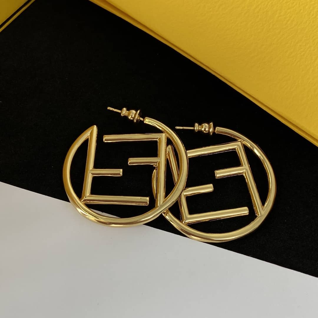 Fake F**di Logo Earring