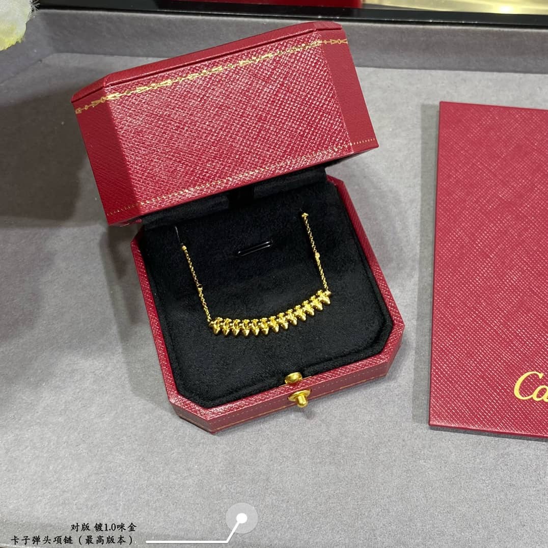 Fake Ca*t1er Logo Necklace