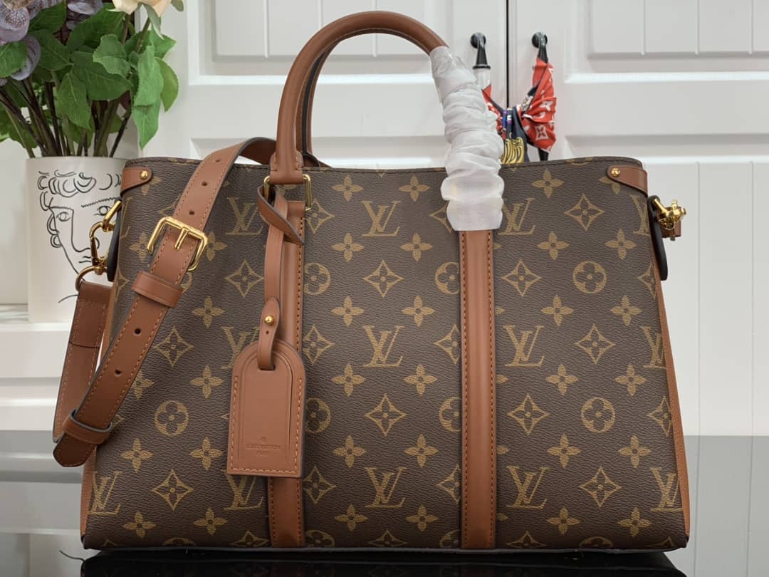 L0vis Vvtt0n Monogram Canvas Soufflot MM Replica Bag M44817