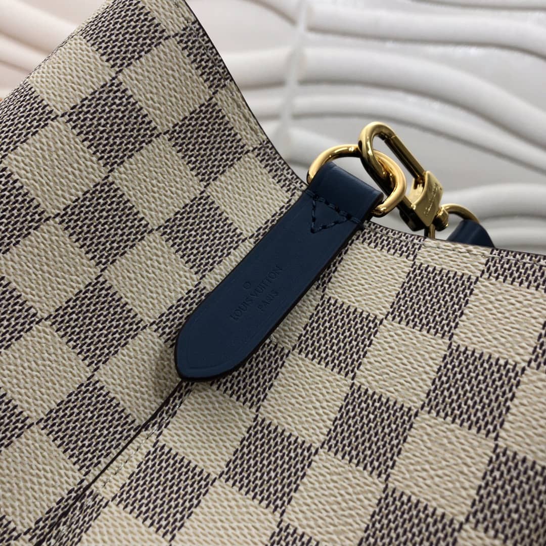 L0vis Vvtt0n Neonoe Replica Bucket Bag Beige Blue M44020