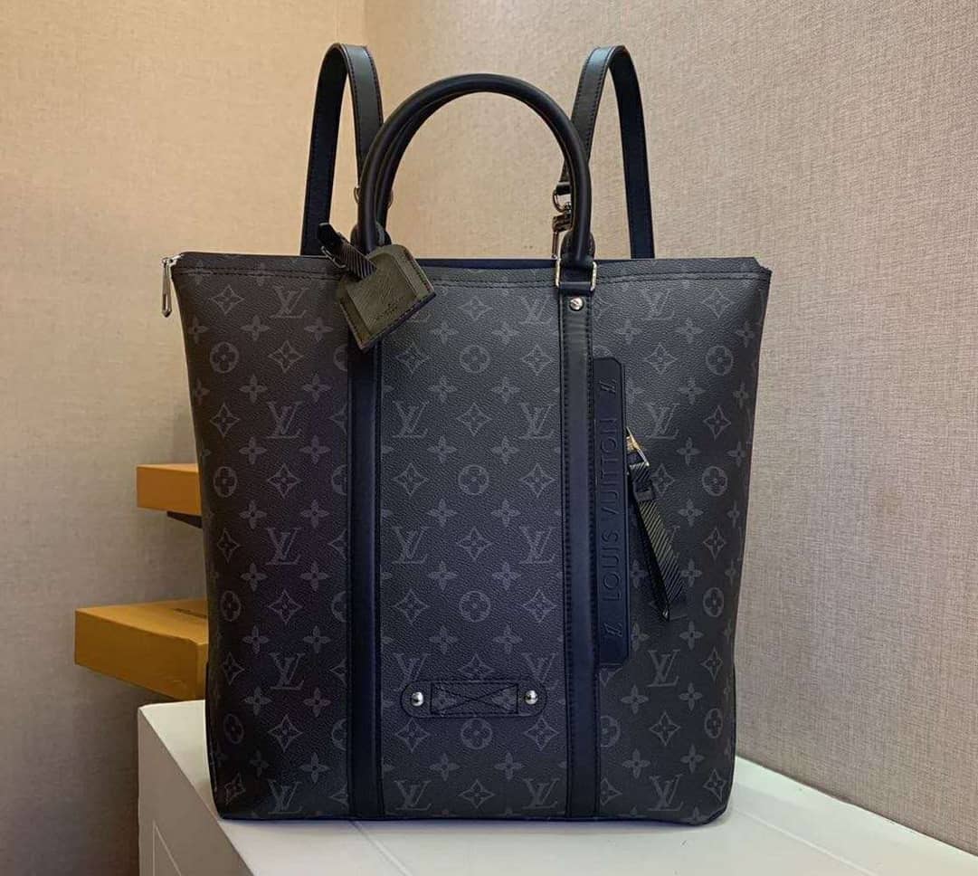 L0vis Vvtt0n Mens Monogram Eclipse Canvas Tote Backpack Replica M45221