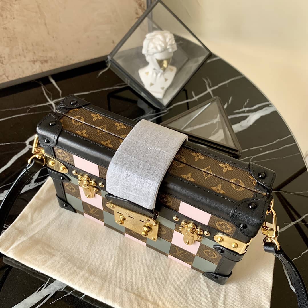 L0vis Vvtt0n Peptite Malle 2 Tone Replica Trunk M55520