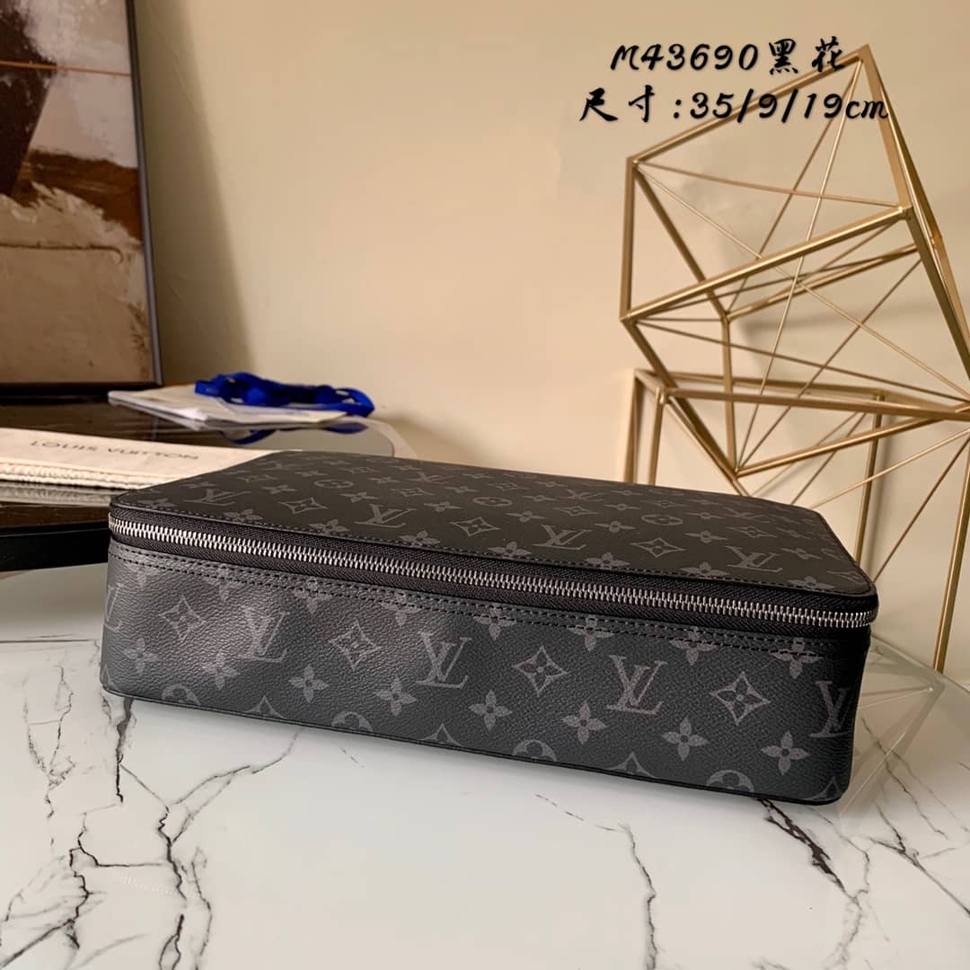 L0vis Vvtt0n Packing Cube GM Monogram Canvas Replica Bag Black M43690