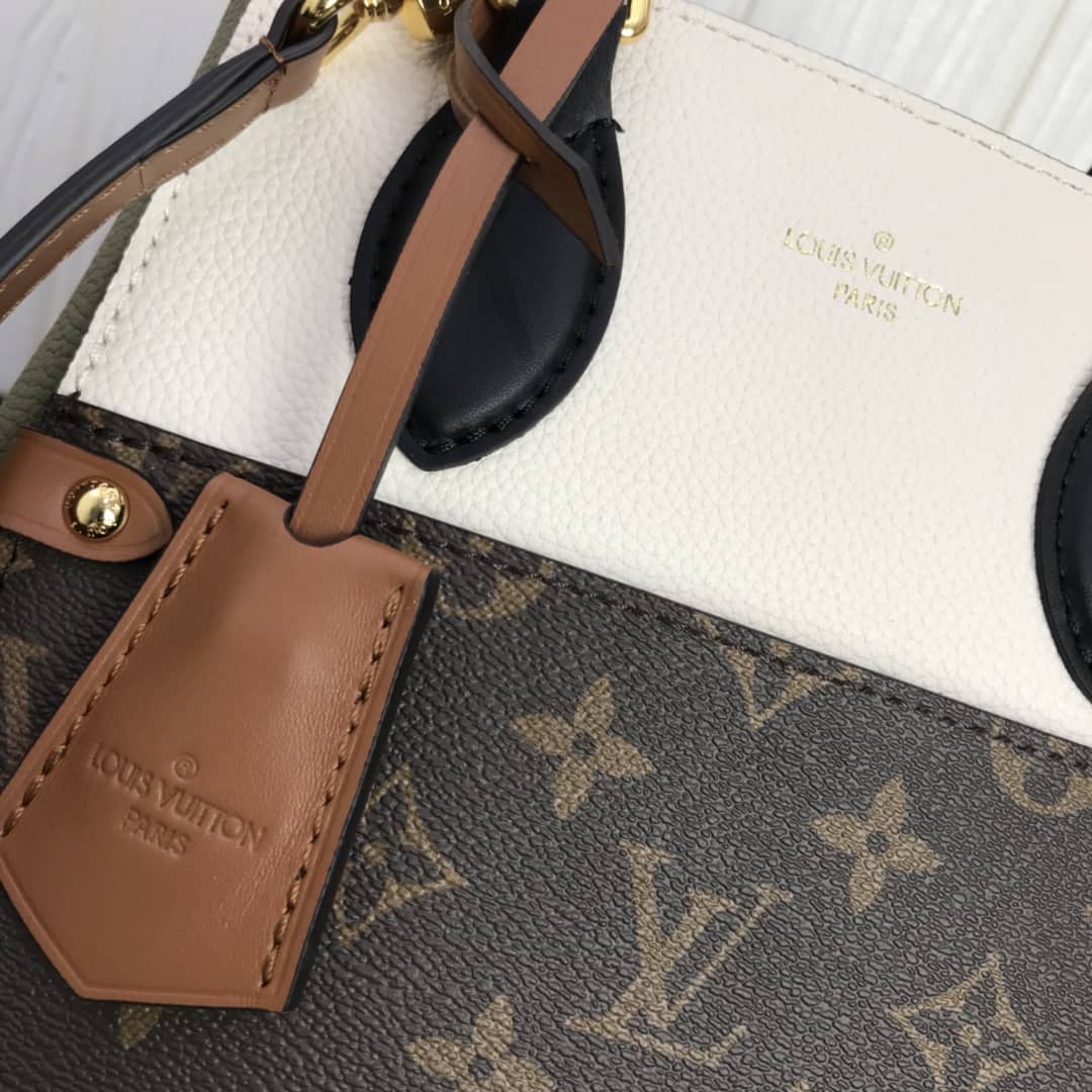 L0vis Vvtt0n Monogram Canvas Fold PM Tote Replica White M45389