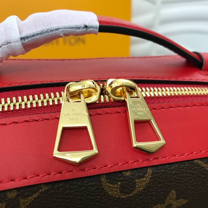 L0vis Vvtt0n Saintonge Monogram Canvas Replica Shoulder Bag Red M43557