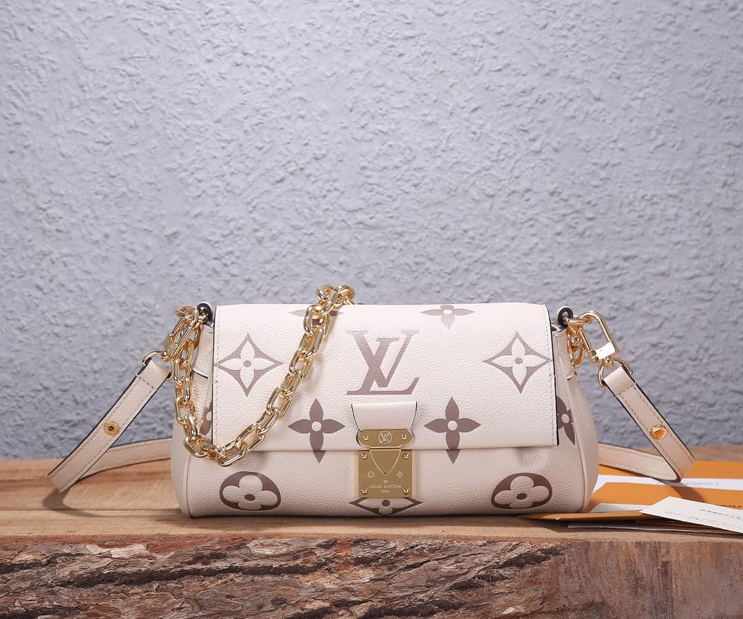 L0vis Vvtt0n Favorite Monogram Empreinte Leather Replica Shoulder Bag White M45813