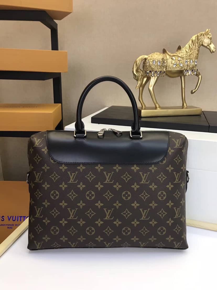 L0vis Vvtt0n Porte Monogram Macassar Document Bag Replica M54019