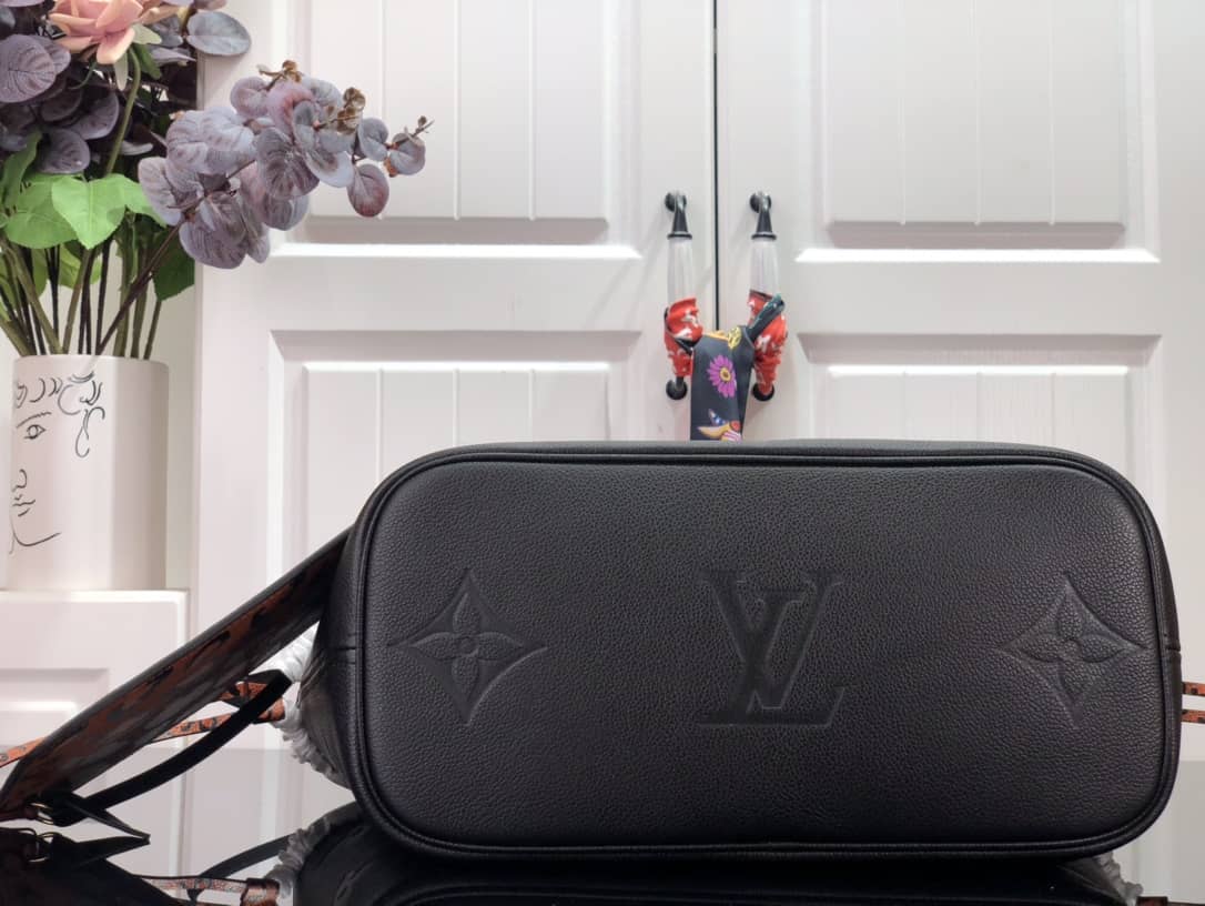 L0vis Vvtt0n Neverfull Dupe MM Monogram Empreinte Medium Bag Replica Black M45856