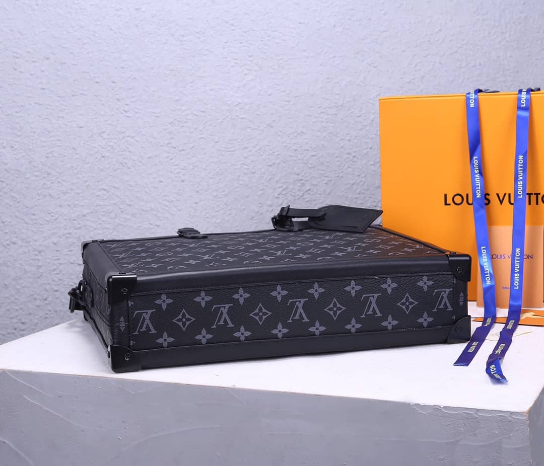 L0vis Vvtt0n Monogram Soft Trunk Replica Briefcase Laptop Bag Black M44952