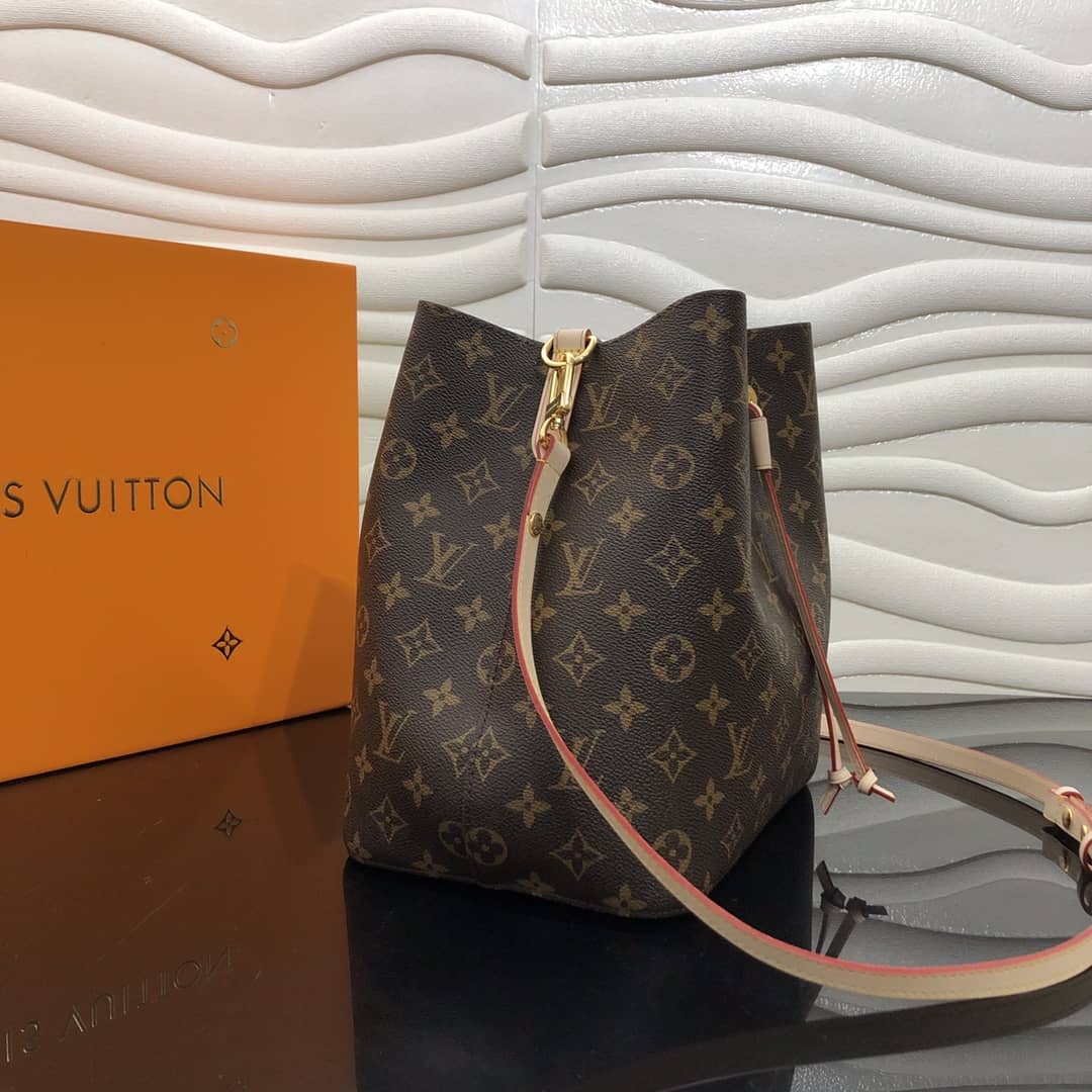 L0vis Vvtt0n Neonoe Replica Bucket Bag Brown Beige M44020