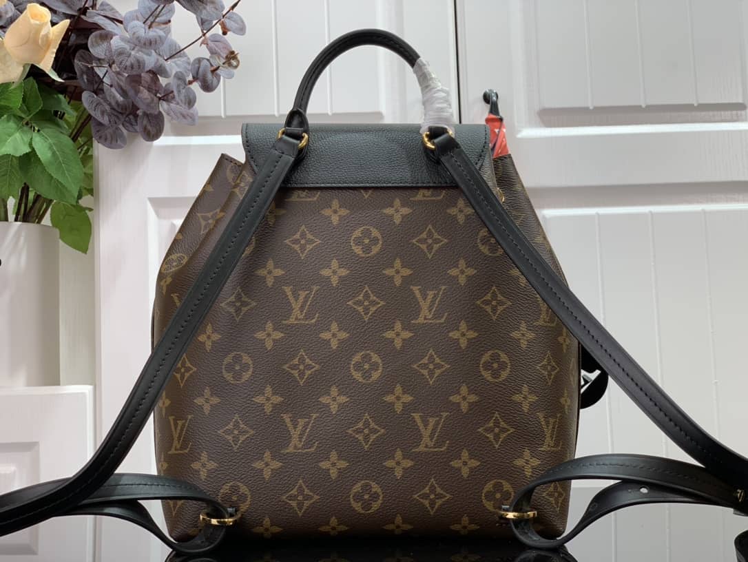 L0vis Vvtt0n Montsouris PM Noir Monogram Replica Backpack M45515