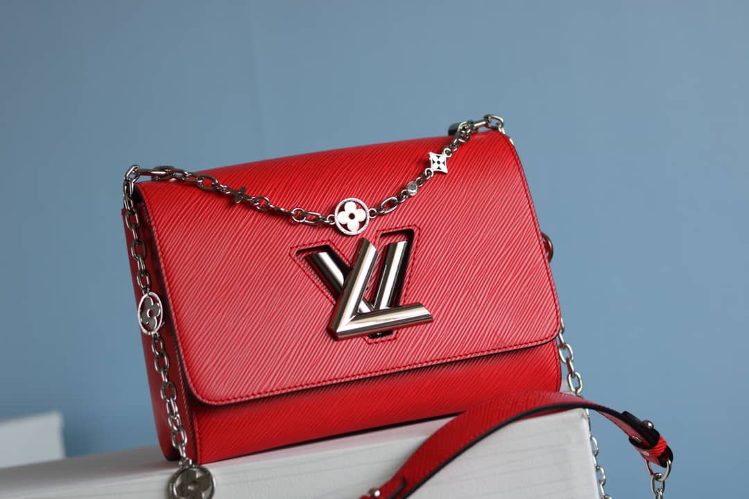 L0vis Vvtt0n Textured Epi Leather Twist Series Bag