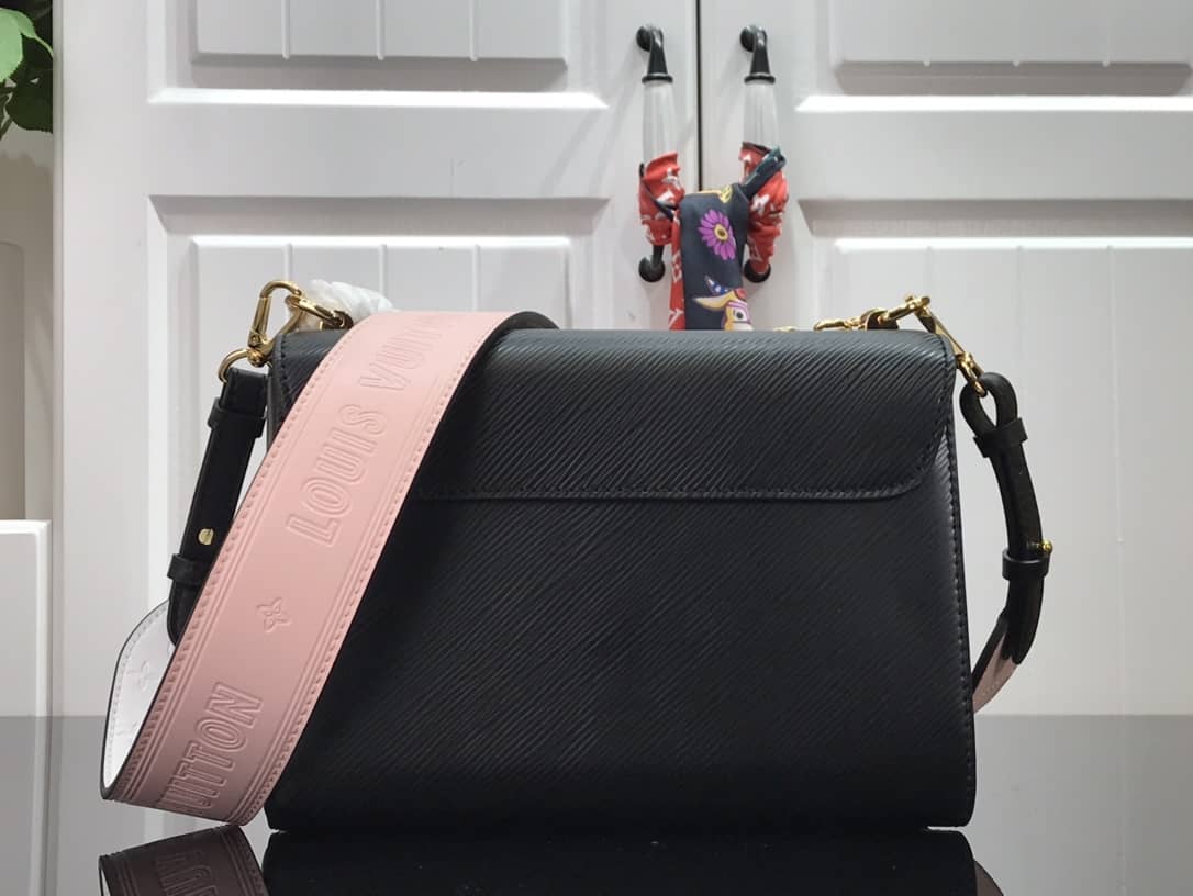 L0vis Vvtt0n Epi leather Twist MM Replica Handbag Black M57667