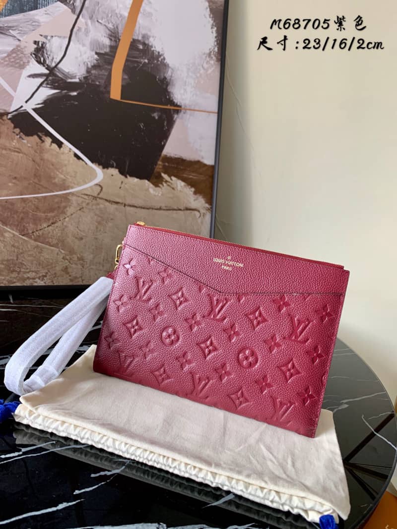 L0vis Vvtt0n Pochette Melanie MM Monogram Empreinte Replica Clutch Purple M68705